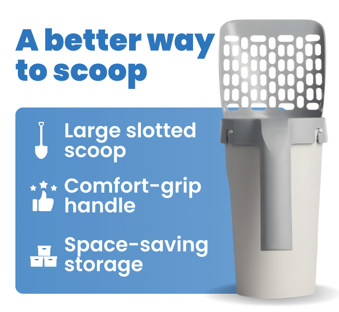 Self-Collecting Cat Litter Scoop
