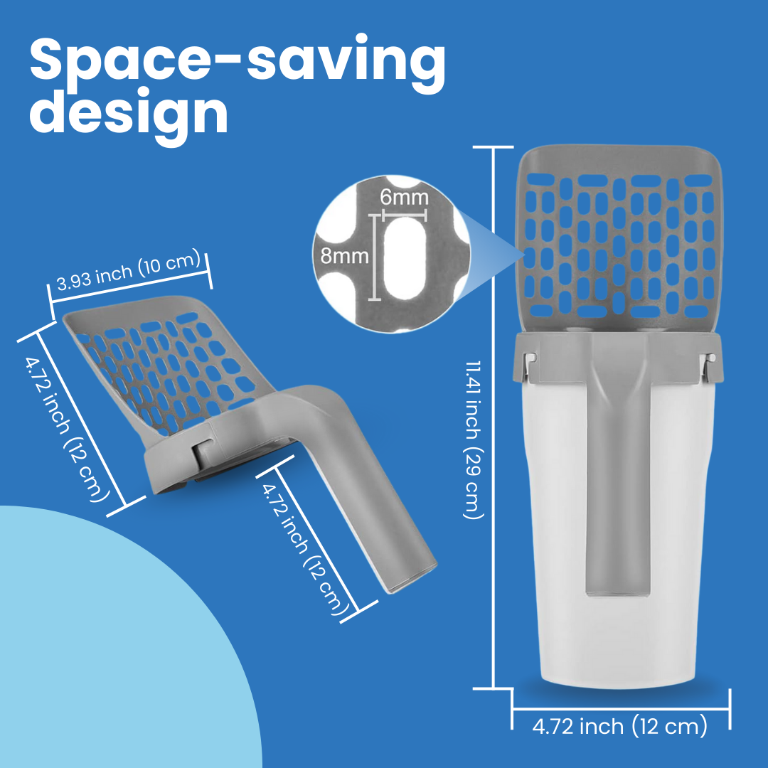 Self-Collecting Cat Litter Scoop